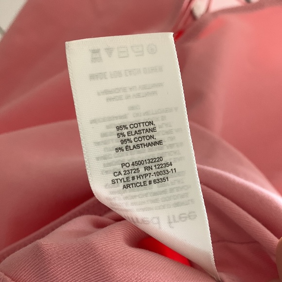 Aritzia Wilfred Free Pink V-neck lace up bodysuit (never worn) - Picture 7 of 7